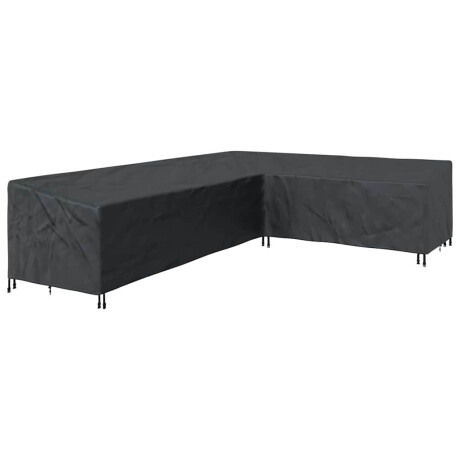 vidaXL Hoes voor tuinmeubelen Zwart 355 x 275 x 80 cm 420D Oxford Stof afbeelding2 - 1