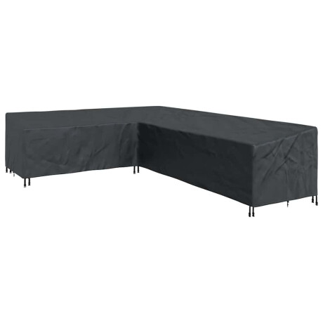 vidaXL Hoes voor tuinmeubelen Zwart 355 x 275 x 80 cm 420D Oxford Stof afbeelding2 - 1
