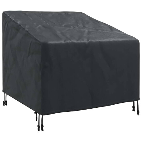 vidaXL Tuinstoelhoes Zwart 90 x 90 x 50 / 75 cm 600D Oxford Stof afbeelding2 - 1