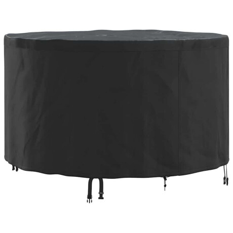 vidaXL Hoes voor tuinmeubelen Zwart 102 x 102 x 71 cm 210D stof afbeelding2 - 1
