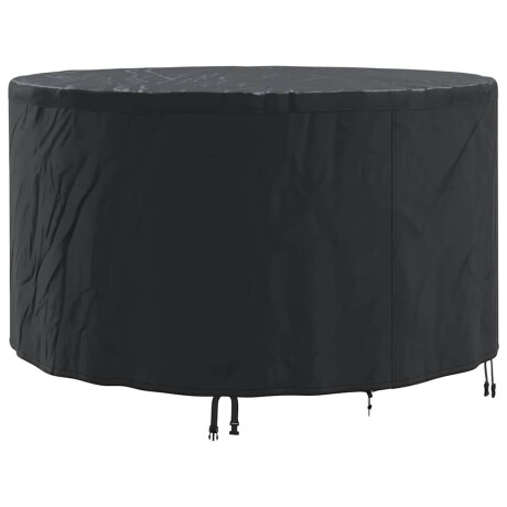 vidaXL Hoes voor tuinmeubelen Zwart 157 x 157 x 85 cm 600D stof afbeelding2 - 1