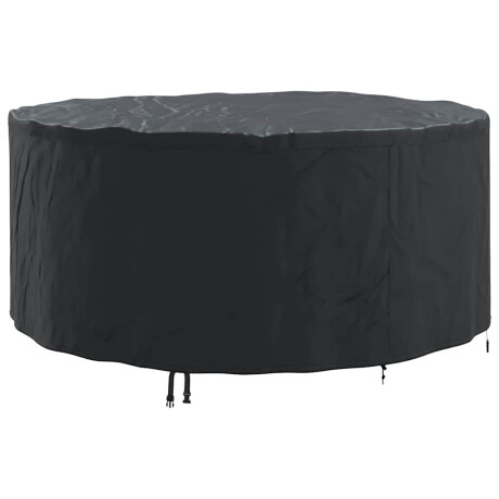 vidaXL Hoes voor tuinmeubelen Zwart 200 x 200 x 85 cm 420D stof afbeelding2 - 1
