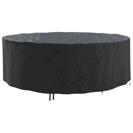 vidaXL Hoes voor tuinmeubelen Zwart 279 x 279 x 85 cm 600D stof afbeelding2 - 1