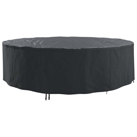 vidaXL Hoes voor tuinmeubelen Zwart 320 x 320 x 105 cm 600D stof afbeelding2 - 1