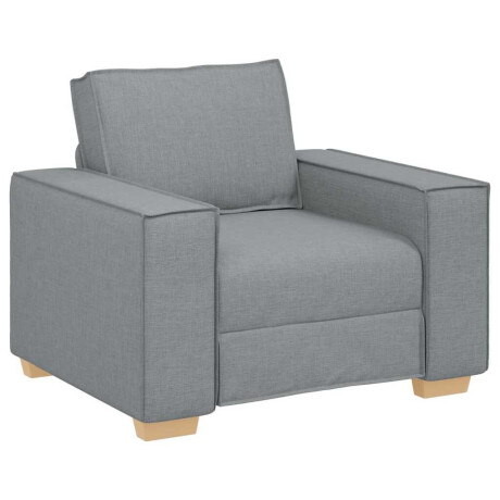 vidaXL Sofa Stoel Lichtgrijs 60 cm Stof afbeelding2 - 1