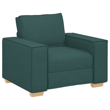 vidaXL Sofa Stoel Donkergroen 60 cm Stof afbeelding2 - 1