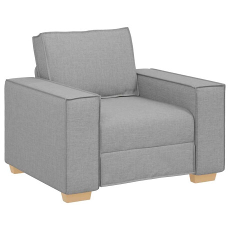 vidaXL Sofa Stoel Wolk Grijs 60 cm Stof afbeelding2 - 1