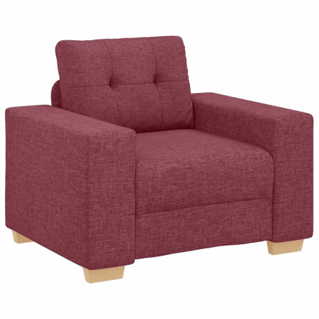 vidaXL Fauteuil Wijnrood 60 cm Stof afbeelding2 - 1