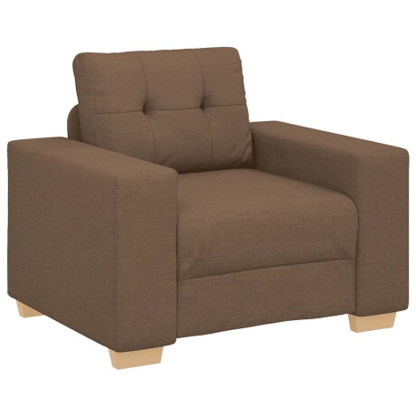 vidaXL Fauteuil Bruin 60 cm Stof afbeelding2 - 1