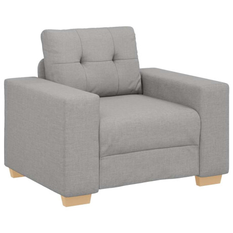 vidaXL Fauteuil Wolgrijs 60 cm Stof afbeelding2 - 1
