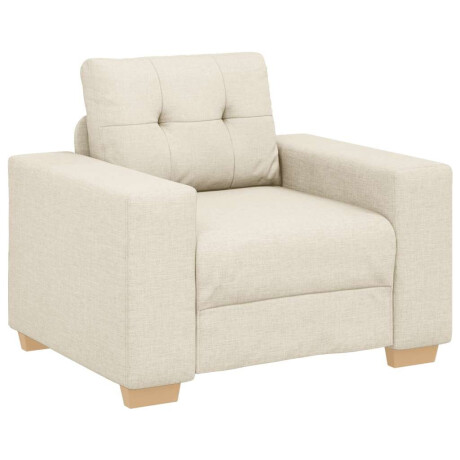 vidaXL Fauteuil Linnen 60 cm afbeelding2 - 1