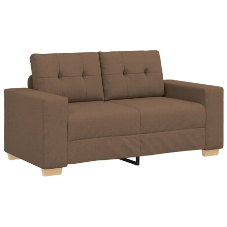 vidaXL Loveseat Bank Bruin 120 cm Stof afbeelding2 - 1