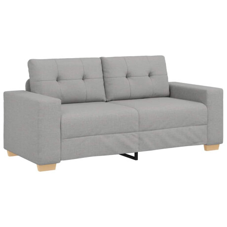 vidaXL Loveseat Bank Wolkengrijs 140 cm Stof afbeelding2 - 1