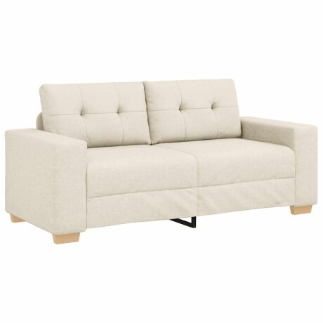 vidaXL Loveseat Bank Linnen 140 cm afbeelding2 - 1