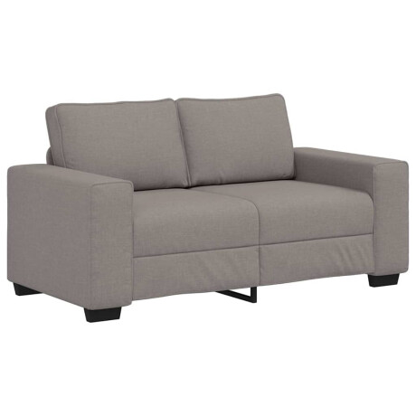 vidaXL 2-zitsbank Taupe 120 cm Stof afbeelding2 - 1