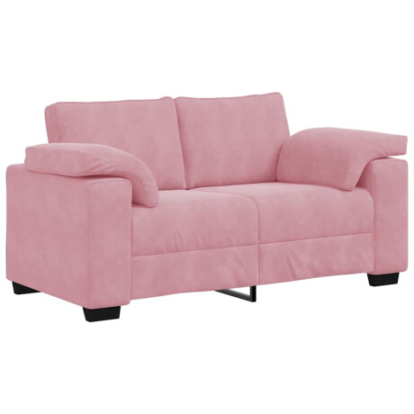 vidaXL Loveseat Sofa Roze 120 cm Fluweel afbeelding2 - 1