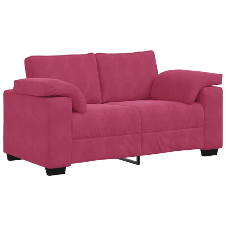 vidaXL Loveseat Sofa Wijnrood 120 cm Fluweel afbeelding2 - 1