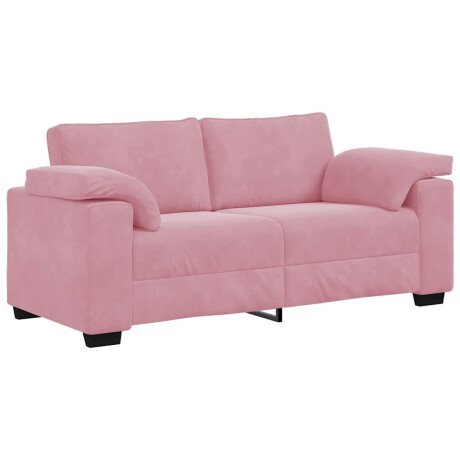 vidaXL Loveseat Sofa Roze 140 cm Fluweel afbeelding2 - 1