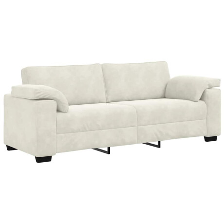 vidaXL 3-zitsbank crème 178 cm fluweel afbeelding2 - 1