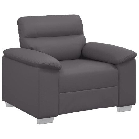 vidaXL Sofastoel Grijs 60 cm Kunstleer afbeelding2 - 1