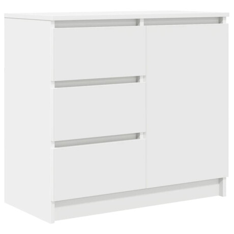 vidaXL Dressoir met lade 71x35x65 cm spaanplaat wit afbeelding2 - 1
