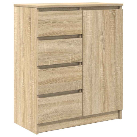 vidaXL Dressoir met lades 71x35x84 cm spaanplaat sonoma eikenkleurig afbeelding2 - 1