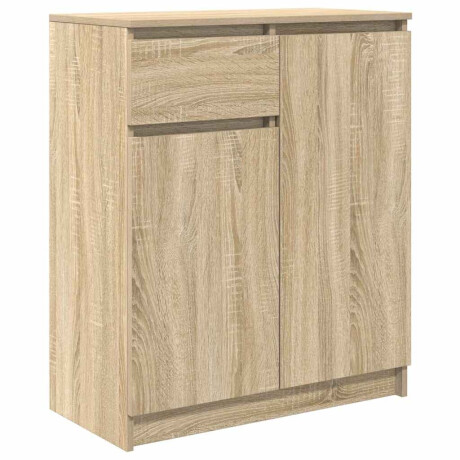 vidaXL Dressoir met lade 71x35x84 cm spaanplaat sonoma eikenkleurig afbeelding2 - 1