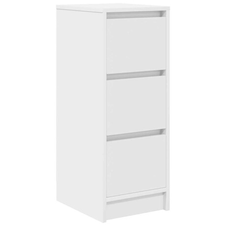 vidaXL Dressoir 29,5x34x76 cm spaanplaat wit afbeelding2 - 1