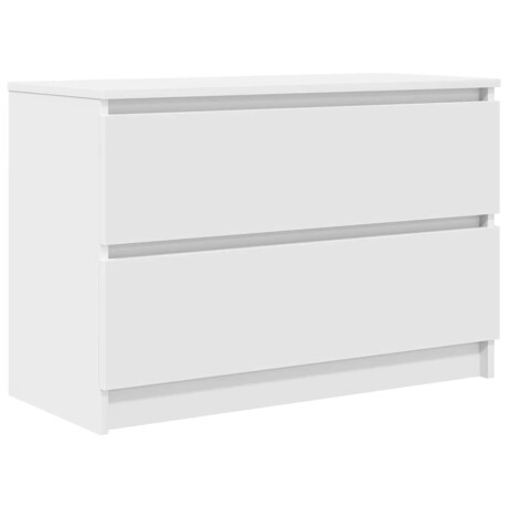 vidaXL Tv-meubel 80x35x54 cm spaanplaat wit afbeelding2 - 1