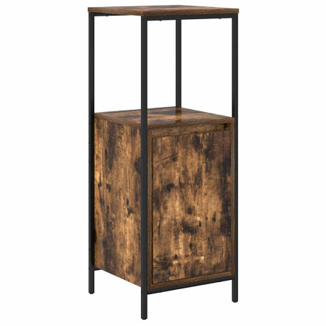 vidaXL Badkamerkast met planken 36x35x95 cm gerookt eiken afbeelding2 - 1