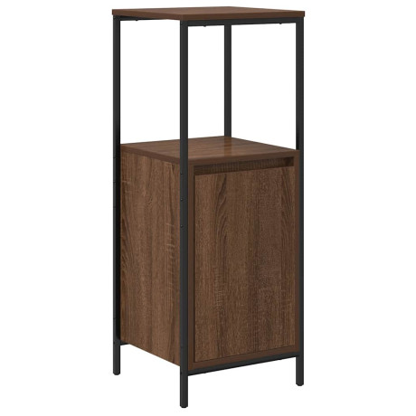 vidaXL Badkamermeubel met planken 36x35x95 cm bruin eiken afbeelding2 - 1