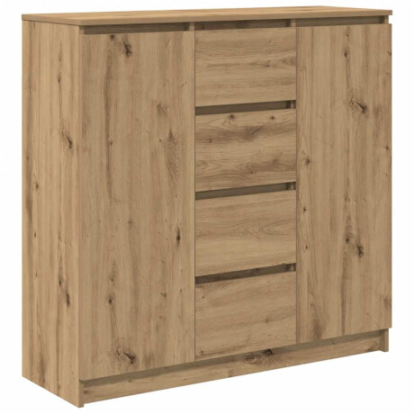 vidaXL Dressoir met lades 100,5x35x98,5 cm spaanplaat artisanaal afbeelding2 - 1