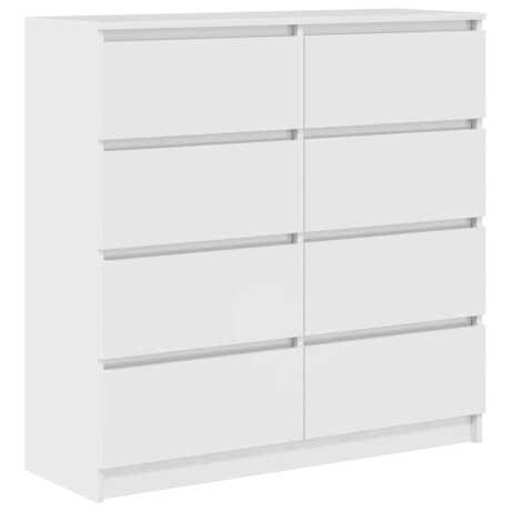 vidaXL Dressoir 100x35x99 cm bewerkt hout wit afbeelding2 - 1