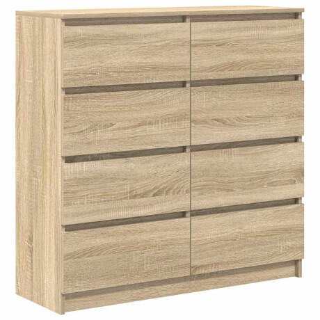 vidaXL Dressoir 100x35x99 cm bewerkt hout sonoma eikenkleurig afbeelding2 - 1