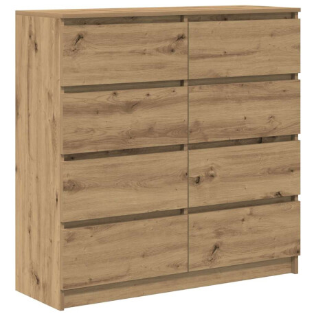 vidaXL Dressoir 100x35x99 cm bewerkt hout artisanaal eikenkleurig afbeelding2 - 1