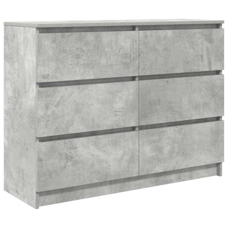 vidaXL Dressoir 100x35x76 cm spaanplaat betongrijs afbeelding2 - 1
