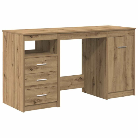 vidaXL Bureau met kast Artisan Oak Engineered Wood afbeelding2 - 1