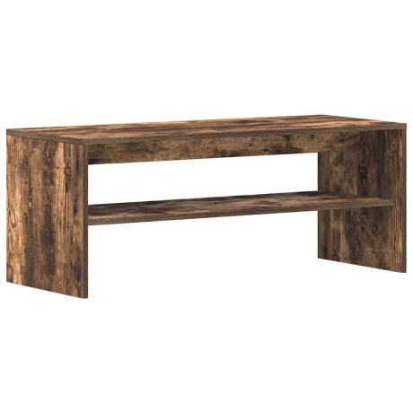 vidaXL Tv-meubel 100x40x40 cm bewerkt hout gerookt eikenkleurig afbeelding2 - 1