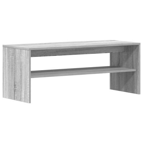 vidaXL Tv-meubel 100x40x40 cm bewerkt hout grijs sonoma eikenkleurig afbeelding2 - 1