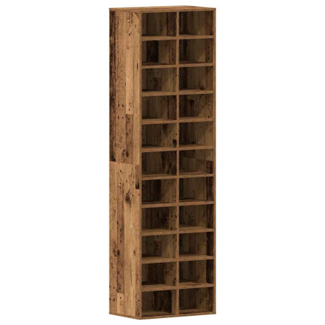 vidaXL Schoenenkast 54x34x183 cm spaanplaat oud hout afbeelding2 - 1