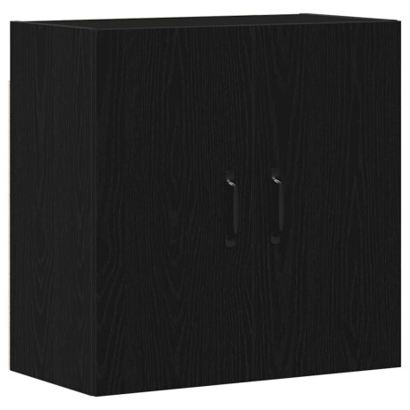 vidaXL Wandkast 60x31x60 cm bewerkt hout zwart eikenkleurig afbeelding2 - 1