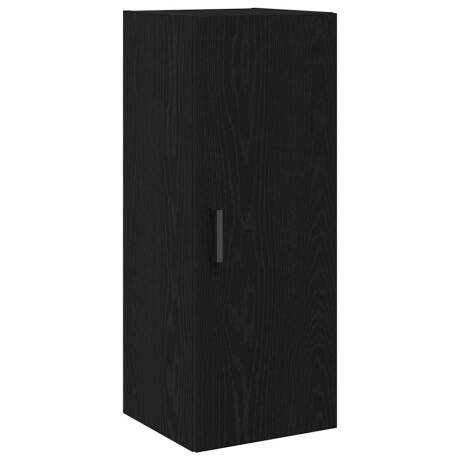 vidaXL Wandkast 34,5x34x90 cm bewerkt hout zwart eikenkleurig afbeelding2 - 1