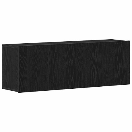 vidaXL Tv-meubels 2 st 120x30x41 cm bewerkt hout zwart eikenkleurig afbeelding2 - 1