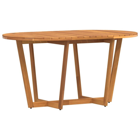 vidaXL Tuintafel ovaal 150x90x75 cm massief acaciahout afbeelding2 - 1