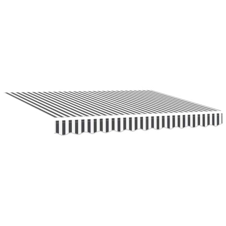 vidaXL Vervangingsdoek voor zonnescherm Multikleur 250 x 200 cm Canvas afbeelding2 - 1