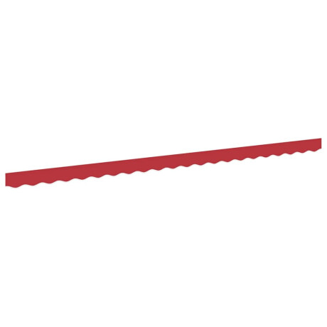 vidaXL Markies Valance Rood 4.8 x 0.2 m Canvas afbeelding2 - 1