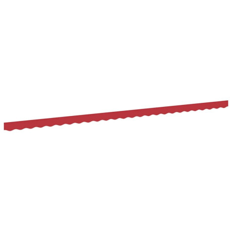 vidaXL Markies Valance Rood 5.8 x 0.2 m Canvas afbeelding2 - 1