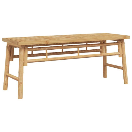 vidaXL Bank Bruin 110 x 38 x 45 cm Bamboe afbeelding2 - 1