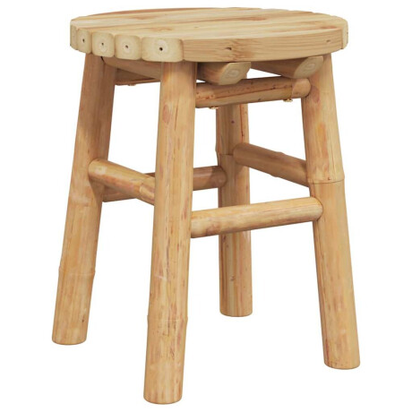 vidaXL Kruk Bruin 30 x 30 x 36 cm Bamboe afbeelding2 - 1