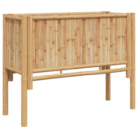 vidaXL Verhoogde plantenbak Bruin 90 x 35 x 70 cm Bamboe afbeelding2 - 1